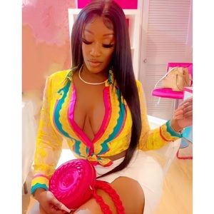 Versace Barocco Goddess Silk Button Shirt